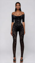 Baroque waist corset set