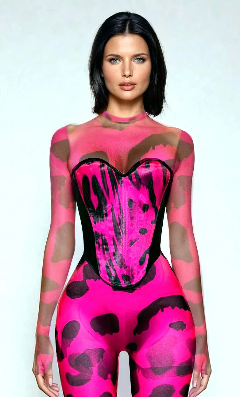 Barbi Corset Bodysuit Set