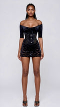 Baroque waist corset mini