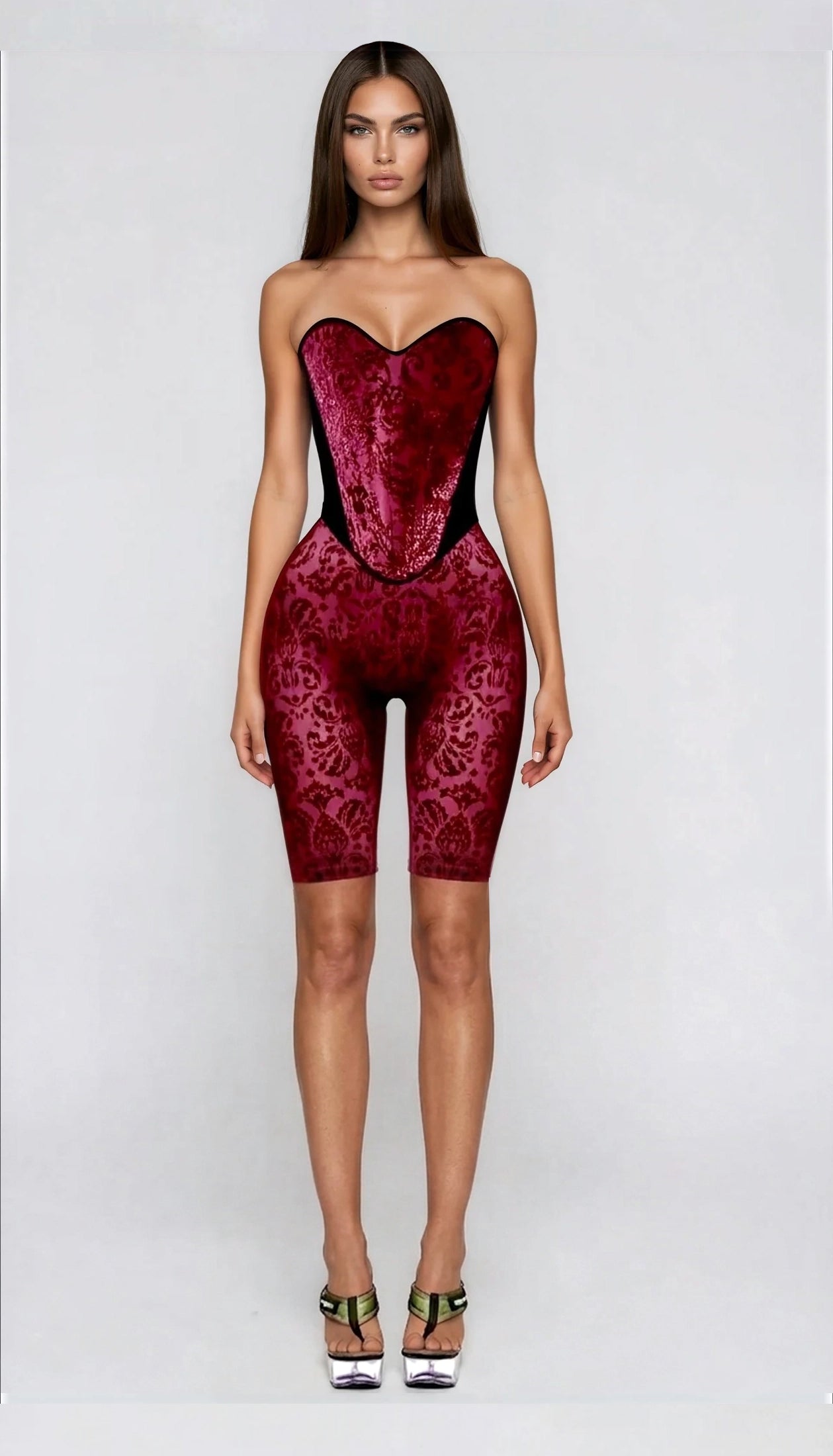 Baroque Merlot Bicycle Set