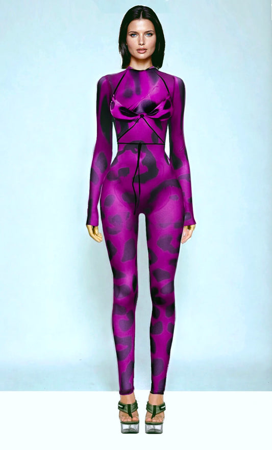 Amethyst Catsuit Tie Set