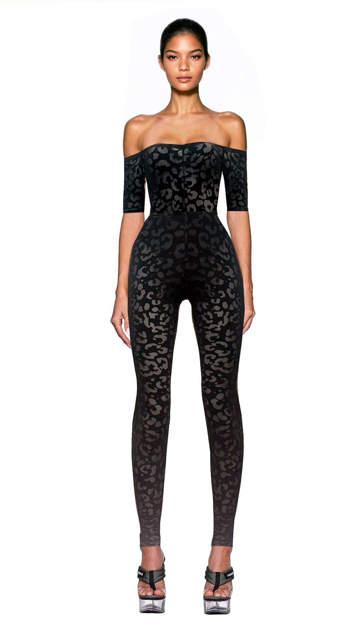 Baroque Cheetah bodysuit set