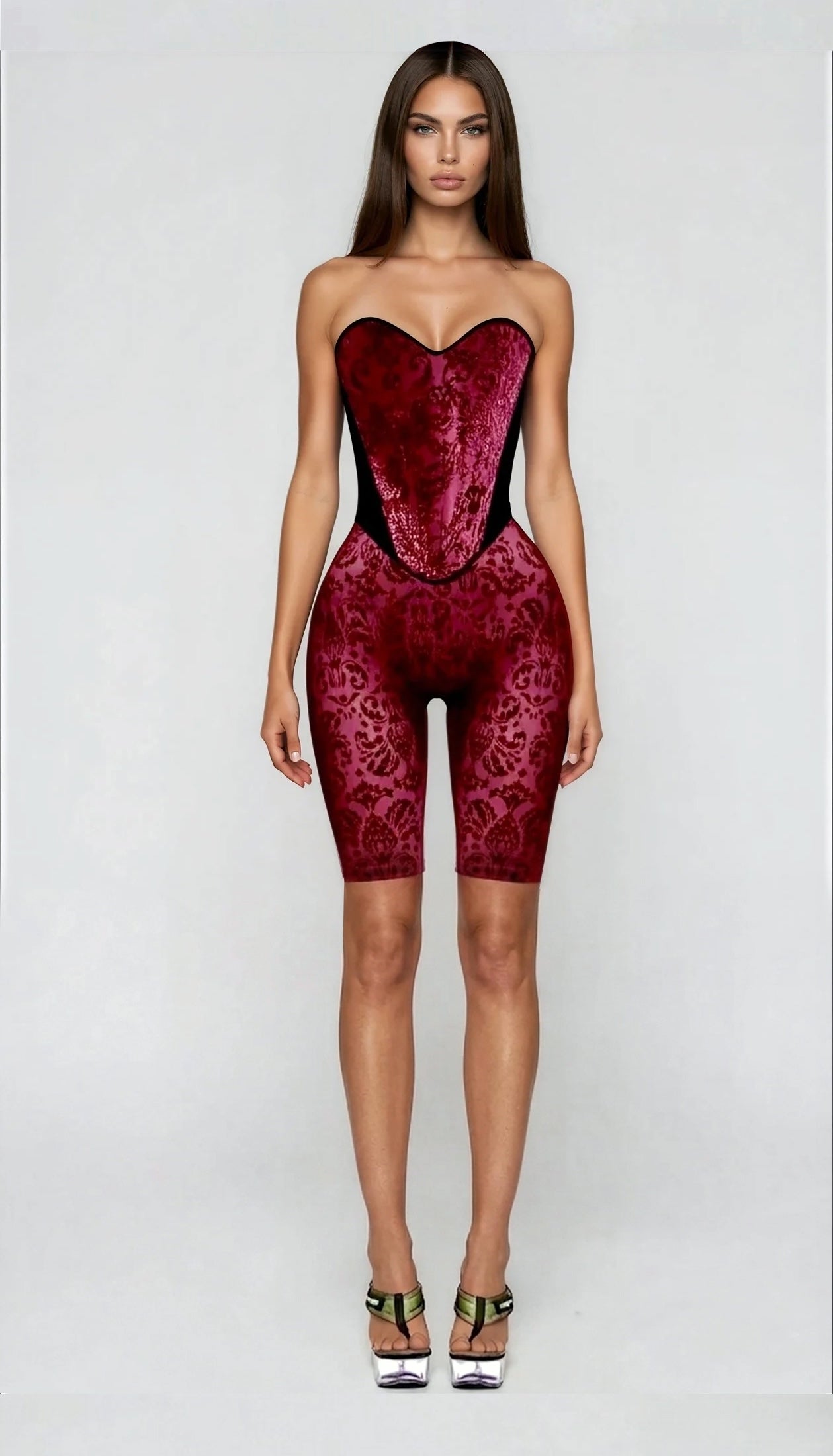 Baroque Merlot Bicycle Set