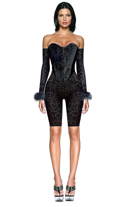 Baroque Flor Romper Set