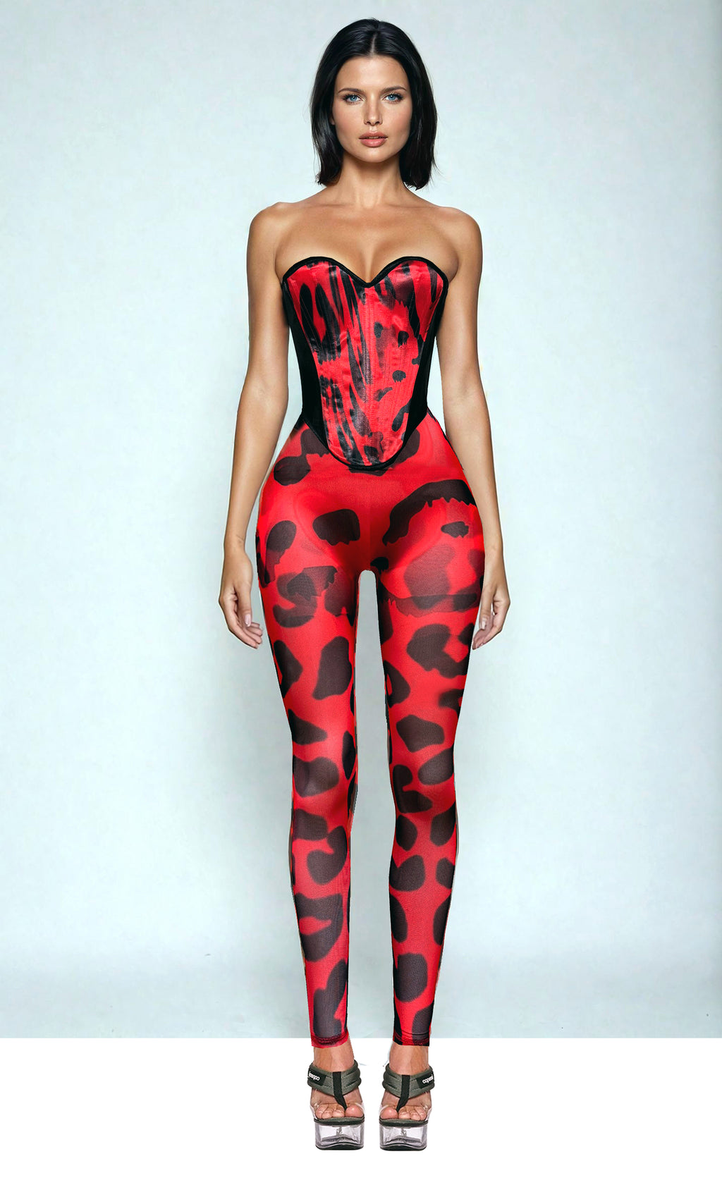 Rouge Corset Set
